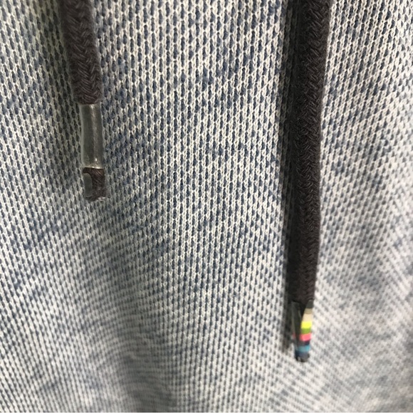 Hurley Gray & Black cotton polyester hoodie with draw cord size Medium - Picture 14 of 14